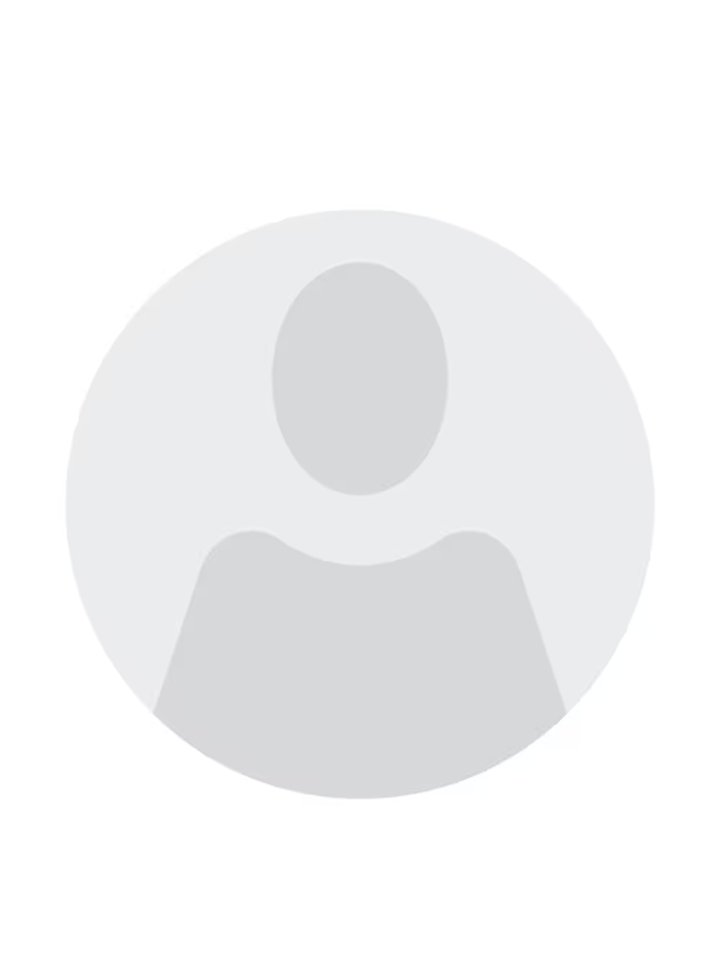 Über uns: Graues Standard-Profilbild einer Person, neutral, für "Über uns" Seite.